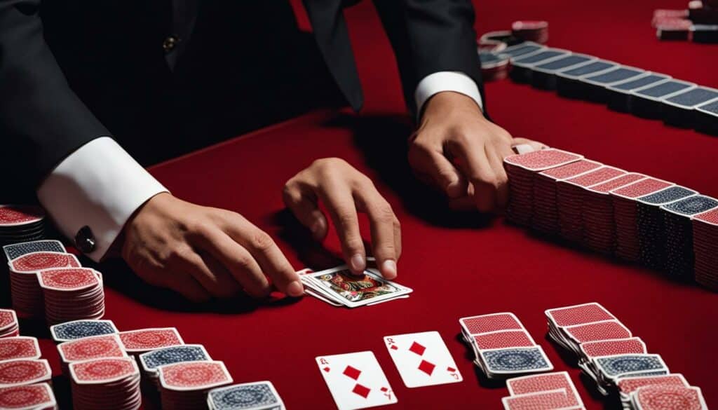 how often do dealers shuffle cards in blackjack