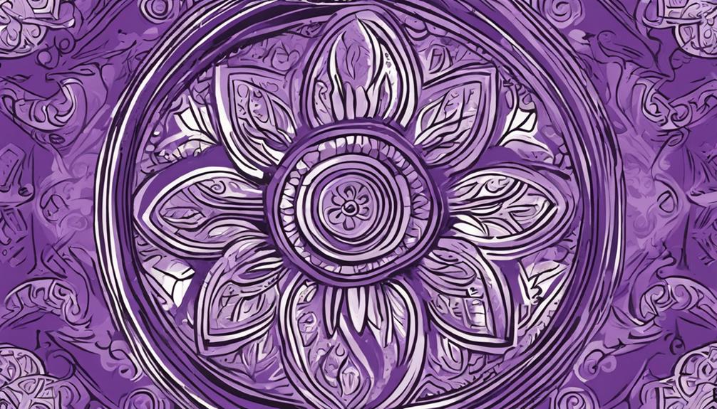 Purple: Signifies Wisdom and Spirituality